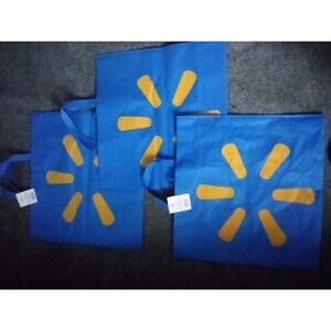 3 Authenticate Walmart Reusable Waterproof Carry Bags